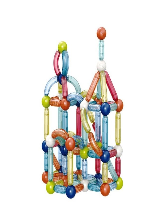 ICW Magplay Roundels 3D Magnetic Stick Building Block Toys for Kids Balls and Stick Constructing Set and Creative STEM Learning Educational Game for Boys Girls, Age 3+ Yrs. (28 pc) - Image 1